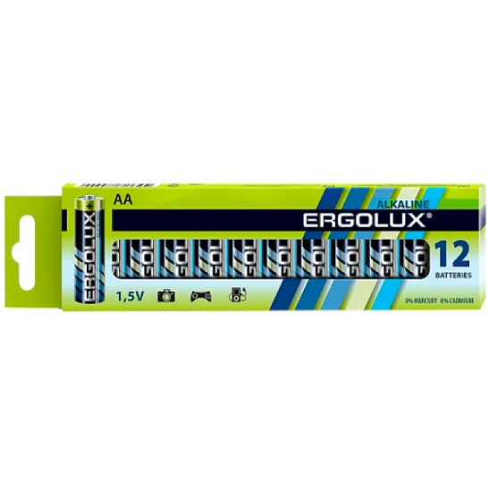 Элемент питания ERGOLUX LR6 BL-12 ( 12/720)
