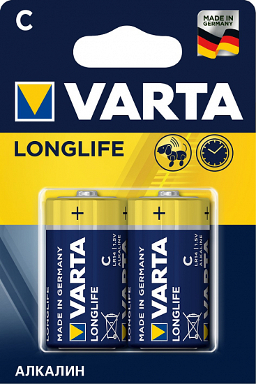 Элемент питания VARTA LR14 BL-2 LONGLIFE (20/200)