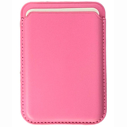 Кошелек для карт Leather Card Holder (Розовый) с анимацией (крепкий магнит)
