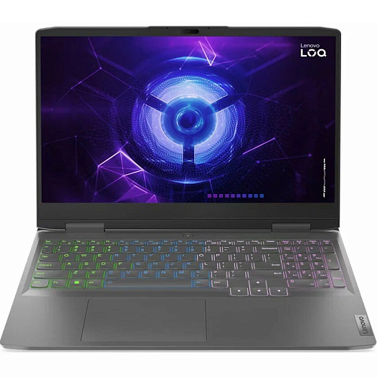 Ноутбук игровой 15.6" Lenovo LOQ 15APH8 (AMD Ryzen 5-7640HS/ 16GB/ SSD 512GB/ RTX 4050) (82XT004TRK), серый