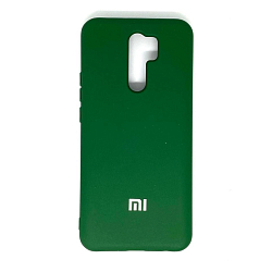 Задняя накладка SILICONE COVER для Xiaomi Redmi 9 зелёный