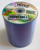 Диск DVD-R MIREX 4.7Gb 16x PRINT (полная заливка) (Bulk-100)