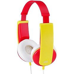 Наушники JVC KIDS HA-KD5-R-EF, красный/желтый