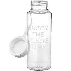 Бутылка для воды, 800 мл, 22 х 10.5 см, с ситом, белая   10703156