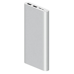 Внешний АКБ XIAOMI Power 3 (10000 mAh) (PLM13ZM) Silver