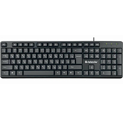 Клавиатура DEFENDER Daily HB-162 RU, черный (мятая упаковка)