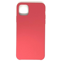 Задняя накладка SILICONE CASE для iPhone 11 Pro Max  №25 кораллово-красный