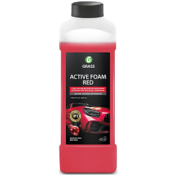 Автошампунь GRASS Active foam red красный,1л, для бесконтактной мойки