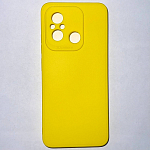 Задняя накладка Мобилис для Xiaomi Redmi 12C, желтый , матовая с защитой камеры