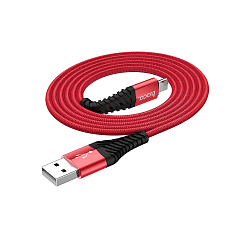 Кабель USB <--> Lightning  1.0м HOCO X38 Cool красный