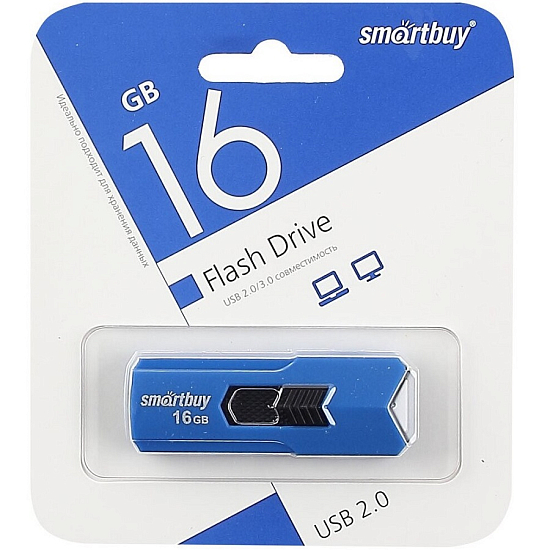 USB 16Gb Smart Buy Stream синий