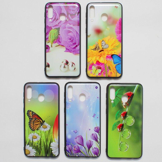 Силиконовый чехол ISA для Samsung Galaxy M30 TPU с картинками