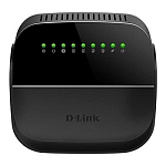 Роутер WiFi D-LINK DSL-2640U/R1A ADSL2+ черный (Annex A)