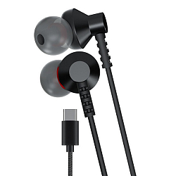 Наушники WALKER H725, Type-C, черные