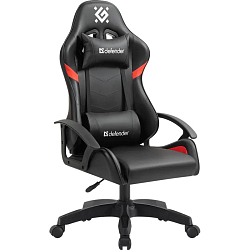 Кресло игровое Defender Sharm Черный/Красный
