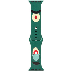 Силиконовый ремешок ApW01 для Apple Watch 42/44/45/49mm (006) (green)