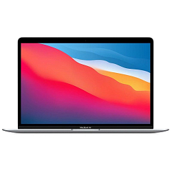 Ноутбук 13.3" Apple MacBook Air A2337 (M1 Chip/8Gb/256Gb/Apple Graphics 7-core) MGN93RU/A, серебристый, с русской клавиатурой