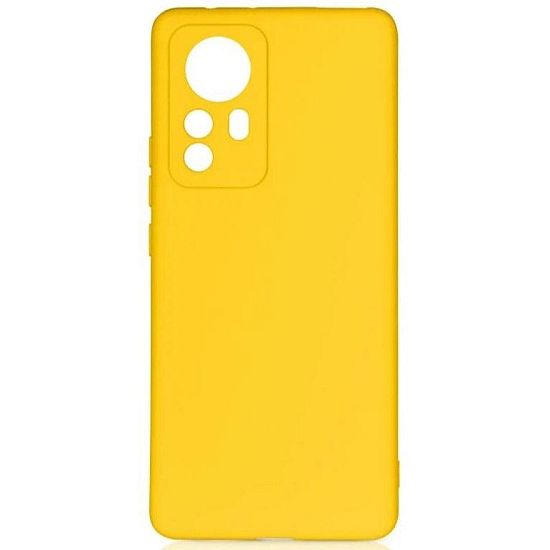 Силиконовый чехол DF для Xiaomi 12 Pro DF xiCase-66 (yellow)