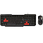 Клавиатура+мышь SMARTBUY ONE черно-красный (SBC-230346-KR)