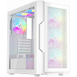 Корпус 1STPLAYER TRILOBITE T7-P White / ATX / 4x120mm LED fans / T7-P-WH-4F1-W