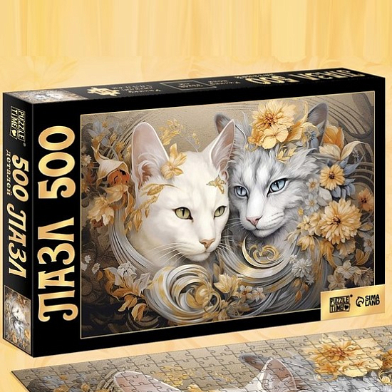 Пазл «Кошачий мир», 500 деталей 10631191