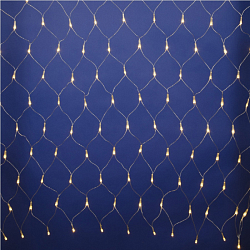 Гирлянда светодиодная UNIEL "Сетка" с эффектом мерцания ULD-N1515-96/TTK WARM WHITE IP44 (UL-00008418)