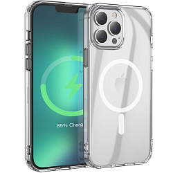 Силиконовый чехол HOCO для iPhone 13 Pro прозрачный (Magnetic series)