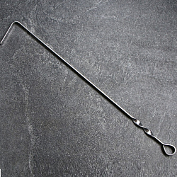 Кочерга из нержавеющей стали, ручка - кольцо, ширина - 12 мм, 70 см 9246924