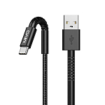 Кабель USB <--> Type-C  2.0м MIVO MX-60T черный