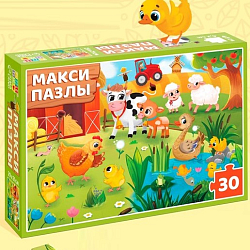 Макси-пазлы «Наша ферма», 30 деталей 10372359