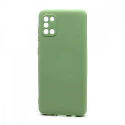 Силиконовый чехол SILICONE CASE New ERA для Samsung Galaxy A31 зеленый
