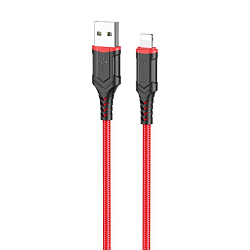 Кабель USB <--> microUSB  1.0м BOROFONE BX67 красный