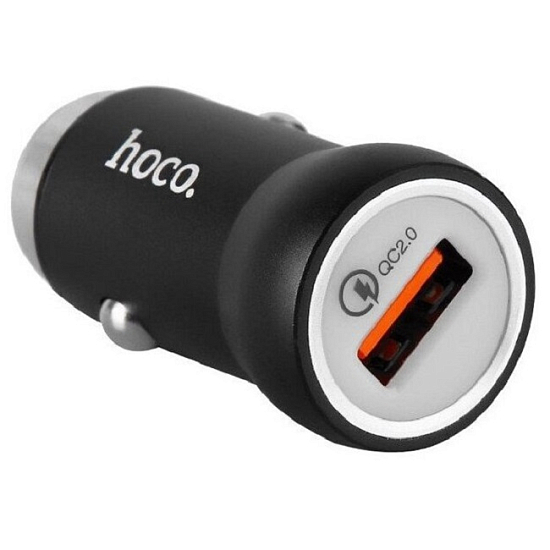 Авто ЗУ 1USB 2.1A HOCO Z4 черный
