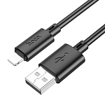 Кабель USB <--> Lightning  1.0м HOCO X88, черный