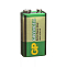 Элемент питания GP 6F22 S (крона) Greencell
