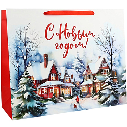 Пакет «С Новым годом», XL 49×40×19 см