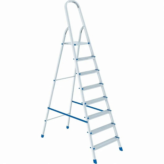 Стремянка СИБРТЕХ 97718, 8 ступеней, алюминиевая