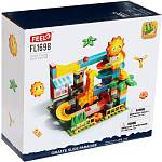 Конструктор FEELO Шарики «Зоо-горка», 100 деталей