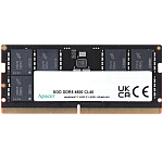 Оперативная память DDR5 16Gb Apacer 4800 SO-DIMM (PC5-38400) CL40 1.1V (Retail) (AS16GHB48CTBBGH/FS.16G2A.PTH)