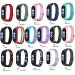 Нейлоновый ремешок ISA для Mi Band 3/4/5/6 Nylon #4318 Розовый