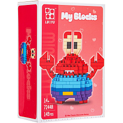 Фигурка-конструктор MyBlocks "Мистер Крабс" 7244A (мятая упаковка)