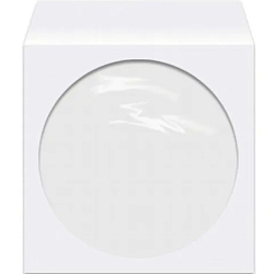 Конверт для CD дисков D2 Tech CDC-2-100, с окном, клей дискрин, упаковка 100 шт.