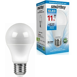 Лампа светодиодная SMARTBUY A60 11W/6000K/E27