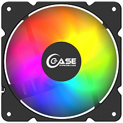 Вентилятор для ПК Powercase (M3LED) 5 color LED 120x120x25мм (3pin + Molex, 1150±10% об/мин) Bulk