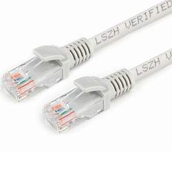 Патч-корд 20.0м LSZH UTP Cablexpert PP31-20M, серый, кат.5e, литой, многожильный