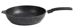 Сковорода 26/6см KUKMARA смт263а темный мрамор со съемной ручкой