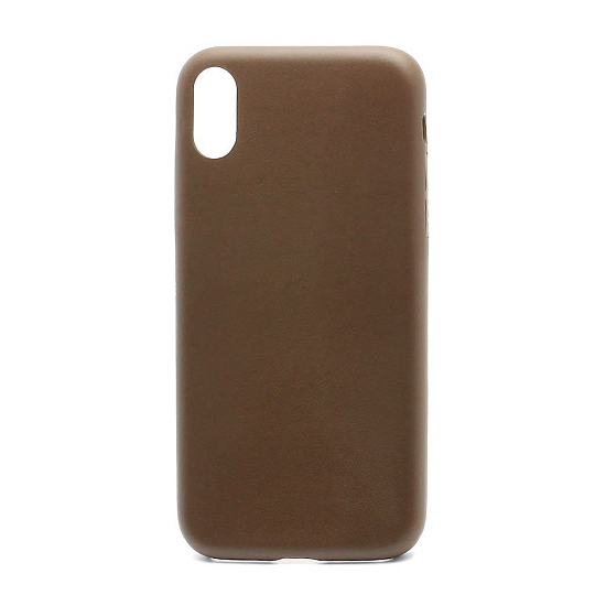Задняя накладка SIBLING для iPhone XR (PT) коричневый