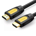 Кабель HDMI <--> HDMI  1.5м UGREEN HD101 (10128) черно-желтый