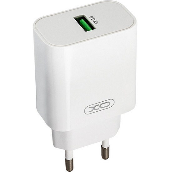 Сетевое ЗУ 1USB 3A XO-L103, белое, 18W