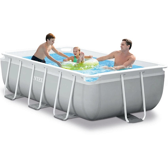 Бассейн каркасный INTEX 26784, Prism Frame 300х175х80см, 3539л, фил.-насос 2006л\ч, лестница
